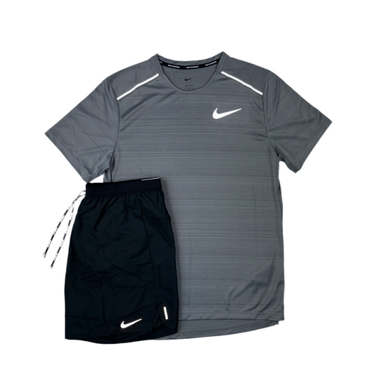 Ensemble Nike Miler Gris